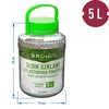 Jarro 5 L com pinças - tampa verde - 6 
