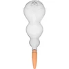 Kula nawadniająca potrójna (trzykomorowa), przezroczysta bezbarwna, z ceramiczną nóżką, 600 ml - 10 kule nawadniające, dozownik do nawadniania kwiatów, do podlewania kwiatów, nawilżacze do kwiatów, nawadnianie kwiatów, nawadnianie roślin, nawadniacze do doniczek, do podlewania kwiatów, do kwiatów doniczkowych, kule nawadniające z ceramiczną nóżką, nawadniacz z ceramiczną nóżką, kula nawadniająca, dozownik wody do doniczek, kule do roślin, dozownik do roślin, podlewanie roślin, kula nawadniająca, kule nawadniające potrójne, dekoracyjne kule do roślin, praktyczne kule nawadniające, pojemne kule nawadniające, transparentne przezroczyste kule nawadniające, kolorowe kule do nawadniania roślin, przezroczysta biała kula nawadniająca, kule nawadniające z ceramiczną nóżką