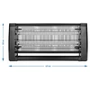 Lâmpada mata-insetos UVA 20 W, preta - 4 