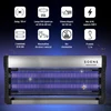 Lâmpada mata-insetos UVA 40 W, prateada - 6 