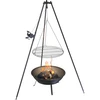 Lareira de jardim com grelha, Ø55 cm, redonda, bacia - 7 