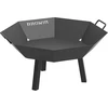 Lareira de jardim ø 60 cm - estilo loft - 4 