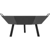 Lareira de jardim ø 70 cm - estilo loft - 2 
