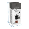 Moedor de café manual com ajuste - 8 