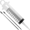 Nastrzykiwarka 100 ml + 2 igły - 4 wędliniarstwo, do mięs, strzykawka do mięs, igły ze stali nierdzewnej, igła do nastrzyku, do mięsa, do peklowania, niedopeklowanie, szare oczka w wędlinie