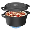 Panela de ferro fundido com frigideira, 5 L + 1 L - 7 