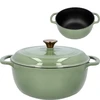 Panela de ferro fundido esmaltada - sálvia, 5,8L  - 1 
