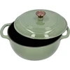 Panela de ferro fundido esmaltada - sálvia, 5,8L - 2 