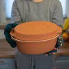 Panela romana vidrada 4,5 L (meandros) - 20 