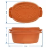 Panela romana vidrada 4,5 L (meandros) - 9 
