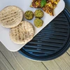 Pedra retangular para pizza, feita de cordierita, - 38 x 30,5 cm - 15 