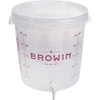 Pojemnik fermentacyjny 30 L z pokrywką i kranem ['pojemnik fermentacyjny', ' wiadro fermentacyjne', ' wiaderko fermentacyjne', ' pojemniki fermentacyjne', ' pojemnik fermentacyjny do wina', ' pojemniki fermentacyjne na wino', ' biowin wiadro fermentacyjne', ' browin wiadro fermentacyjne']