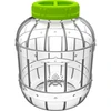 Pote inquebrável e multifuncional para fermentação + pinças, 5L - 2 