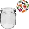 Pote TO Gurken 425 ml com tampa colorida fi 82/6 - 6 unid. - 7 