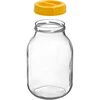 Pote twist-off 3 L e tampa de plástico fi 100, com alça - 2 