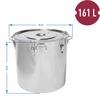 Recipiente de aço inoxidável 161 L com tampa - 6 