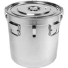 Recipiente de aço inoxidável 60 L com tampa - 2 