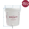 Recipiente de fermentação 15 L com tampa e torneira - 12 