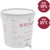 Recipiente de fermentação 30 L com tampa e torneira - 3 