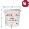Recipiente de fermentação 30 L com tampa, torneira e tubo UA - 14 