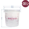 Recipiente de fermentação 30L com impressão e 3 tubos - 2 