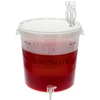 Recipiente de fermentação 30L com impressão, torneira e 3 tubos - 9 