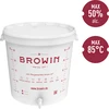 Recipiente de fermentação 30L com tampa e torneira DE - 2 