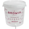 Recipiente de fermentação 30L, em cor branca com impressão, torneira e 2 tubos - j.EN - 11 