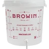 Recipiente de fermentação 30L, em cor branca com impressão, torneira e 2 tubos - j.EN - 7 