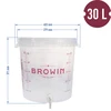 Recipiente para fermentação de cerveja com tubo de fermentação, torneira, termômetro e redutor de sedimentos - 4 
