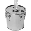 Recipiente para fermentação e destilação - aço inoxidável 18l, 5 ganchos - 4 