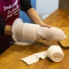 Rede para embutidos branca com dimensões de 12,5 cm x 5 m, com resistência térmica até 220°C - 4 