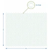 Rede para proteção contra pássaros, verde, 4 m x 5m - 7 