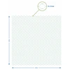 Rede para proteção contra pássaros, verde, 6 m x 6m - 7 