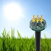 Repelente solar de toupeiras com lâmpada LED - 10 