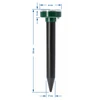 Repelente solar de toupeiras – proteção eficaz, segura e humanitária para o jardim, 1 un. - 8 