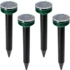 Repelente solar de toupeiras – proteção eficaz, segura e humanitária para o jardim, conjunto de 4 peças. - 4 