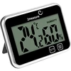 Stacja pogodowa – elektroniczna, bezprzewodowa, czarna ['stacja pogodowa', ' domowa stacja pogodowa', ' temperatura', ' temperatura otoczenia', ' kontrola temperatury', ' termometr elektroniczny', ' termometr wewnętrzny', ' wilgotnościomierz', ' termometr z higrometrem', ' termometr z wilgotnościomierzem', ' wilgotnościomierz powietrza', ' stacja pogodowa']