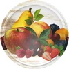 Tampa fi 66/4 com frutos sobre fundo branco - 10 unid. ['tampas para frascos', ' tampas de rosca para frascos', ' tampas twist-off para frascos', ' tampas com frutos', ' tampas com motivo de frutos', ' tampas decorativas para frascos', ' tampas de 4 garras', ' tampas de 4 garras', " tampas com botão de segurança 'click'", ' tampas para compotas', ' tampas para geleias', ' tampas para conservas em calda']