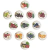Tampa fi 82/6 frutas 3 - 10pcs.  - 1 