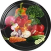Tampa fi82/6 vegetais em fundo preto - 10un.  - 1 