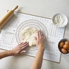 Tapete de silicone – superfície com impressão: moldes e calculadora culinária - 7 