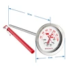 Termômetro com escala dupla (30°C a 100°C) / (50°C a 300°C) 13,0cm - 3 