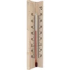 Termômetro de ambiente de madeira (-20 a +50°C), marrom claro, 15 cm - 2 