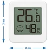 Termômetro eletrônico com indicador de conforto, branco - 10 