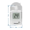 Termômetro eletrônico com ventosa (-20°C a +50°C) - 3 