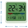 Termômetro eletrônico de ambiente, branco - 9 
