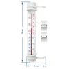 Termômetro externo (-50°C a +50°C) 23cm mix, produção polonesa - 2 