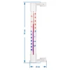 Termômetro externo branco (-50°C a +50°C) 18cm - 3 