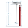 Termômetro para assar carnes (0°C a +120°C) 12,5cm - 8 